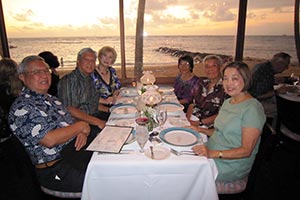 Cousins Get Together for Dinner at Michel's